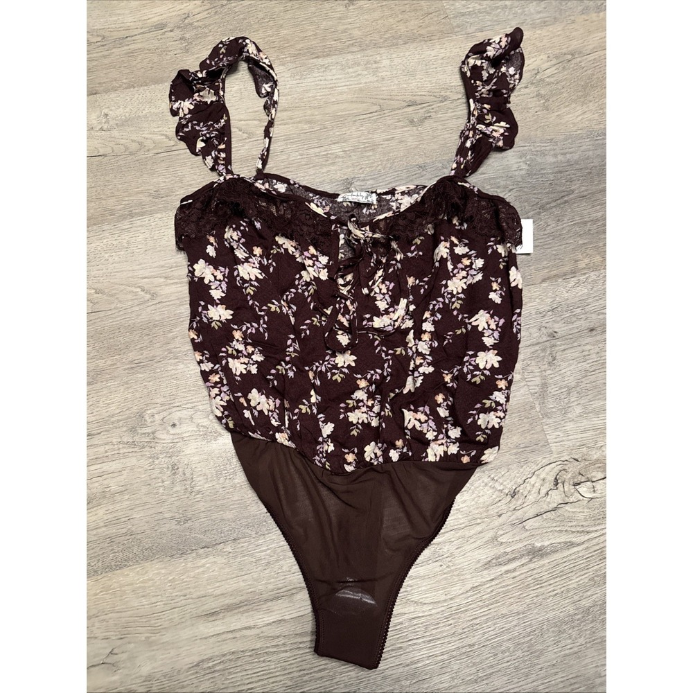 Free People Intimately Take It Away Thong Bodysuit‎ Anthropologie Large